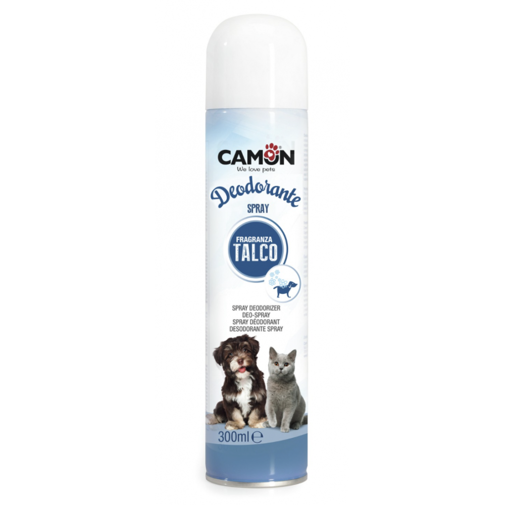 CAMON - Deodorante talco - Profumo per gatti - Emaldi Pets