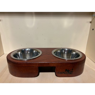 Portaciotole legno ovale piccolo