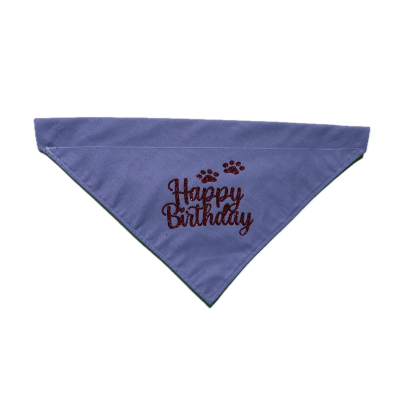 Bandana per collare cane COMPLEANNO/FESTA S